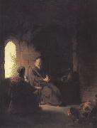 Gerrit Dou Anna and the blind Tobit (mk33) painting